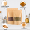 Kraft Paper Bags with Window( In Stock)