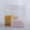 Eight Sides Seal Transparent Matt Zipper Bag(High Model)