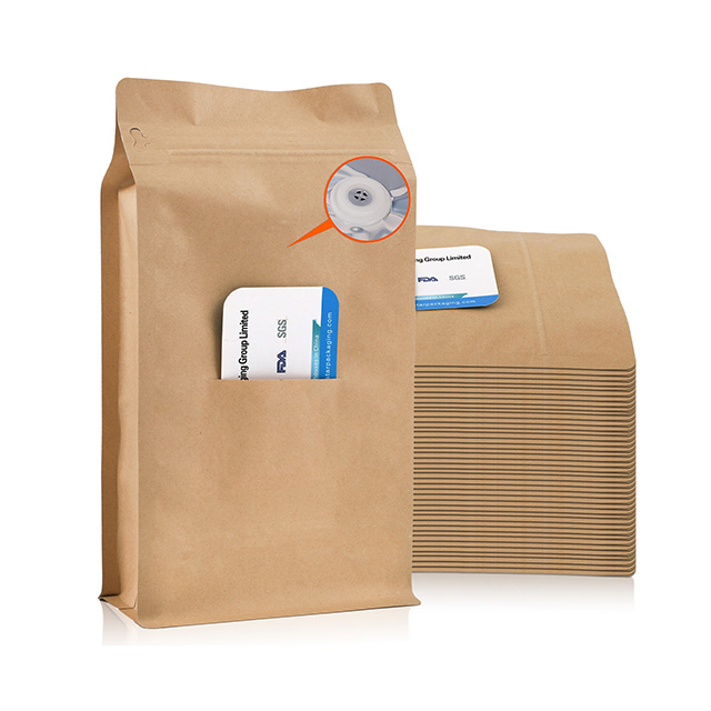 Card Inserting Coffee Bag