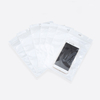 White Pearl Film Clear Zipper Bag