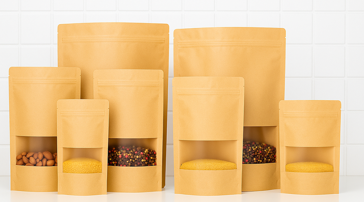 Eco-friendly Kraft Paper Food Bag