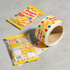 Customized Plastic Film Roll Food Grade Rollstock Jumbo Roll Plastic Pet Film Rolls Food Packaging With Logo