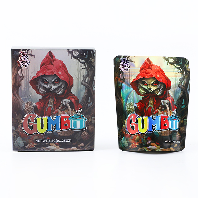 Tobacco packaging pouch showcasing barrier layers and freshness seals