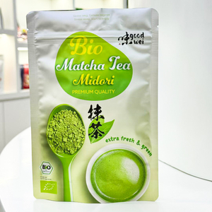 Custom Printed Stand Up Pouch for Matcha Powder Packaging